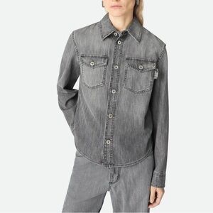 Gloria Vanderbilt Charcoal Jean Jacket s M